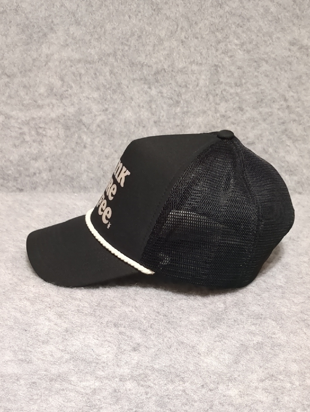 Dutch Bros Coffee Drink More Coffe Dad Trucker Black Hat - Picture 2 of 9